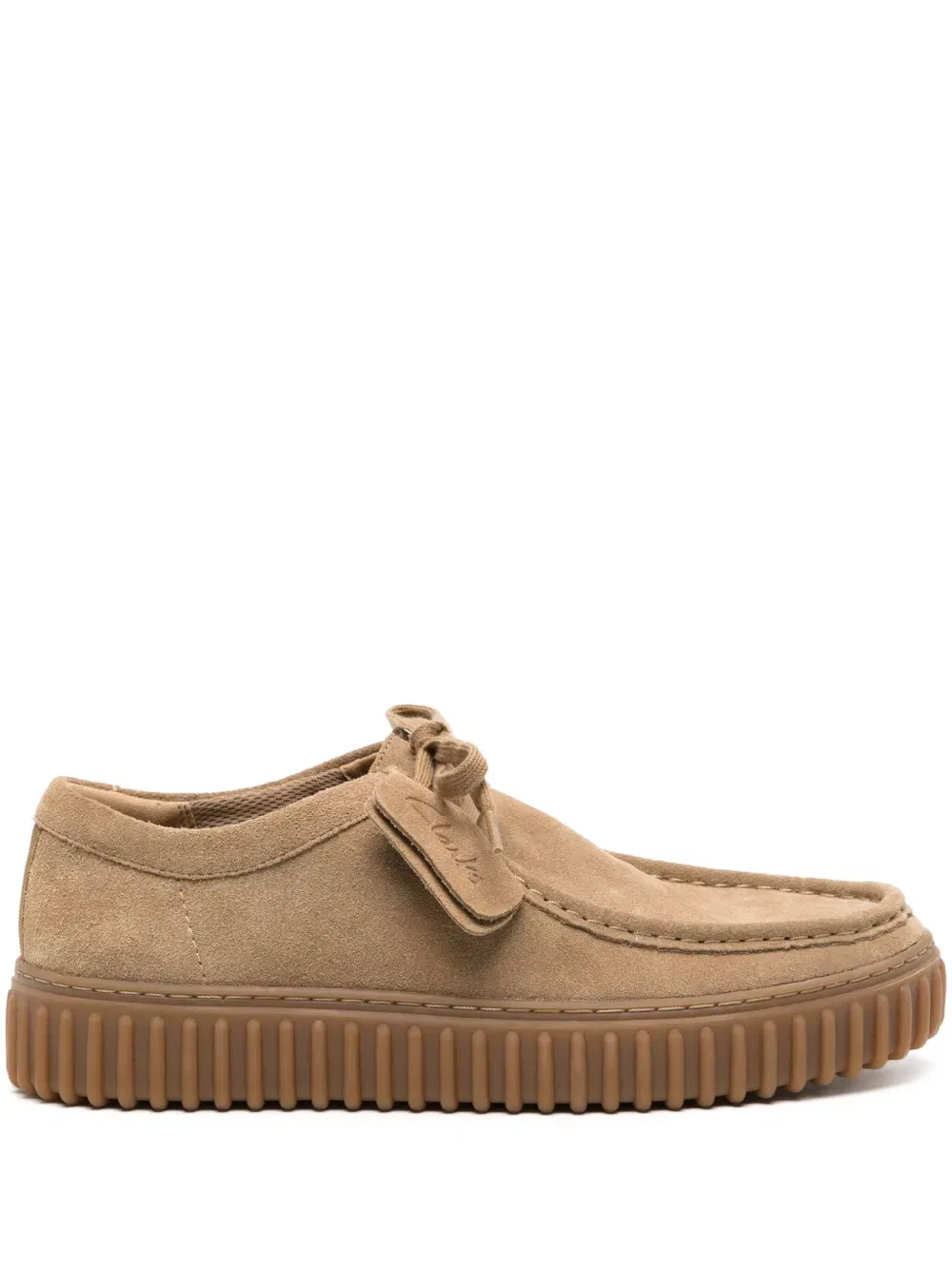 Замшевые лоферы Torhill Clarks, нейтральный