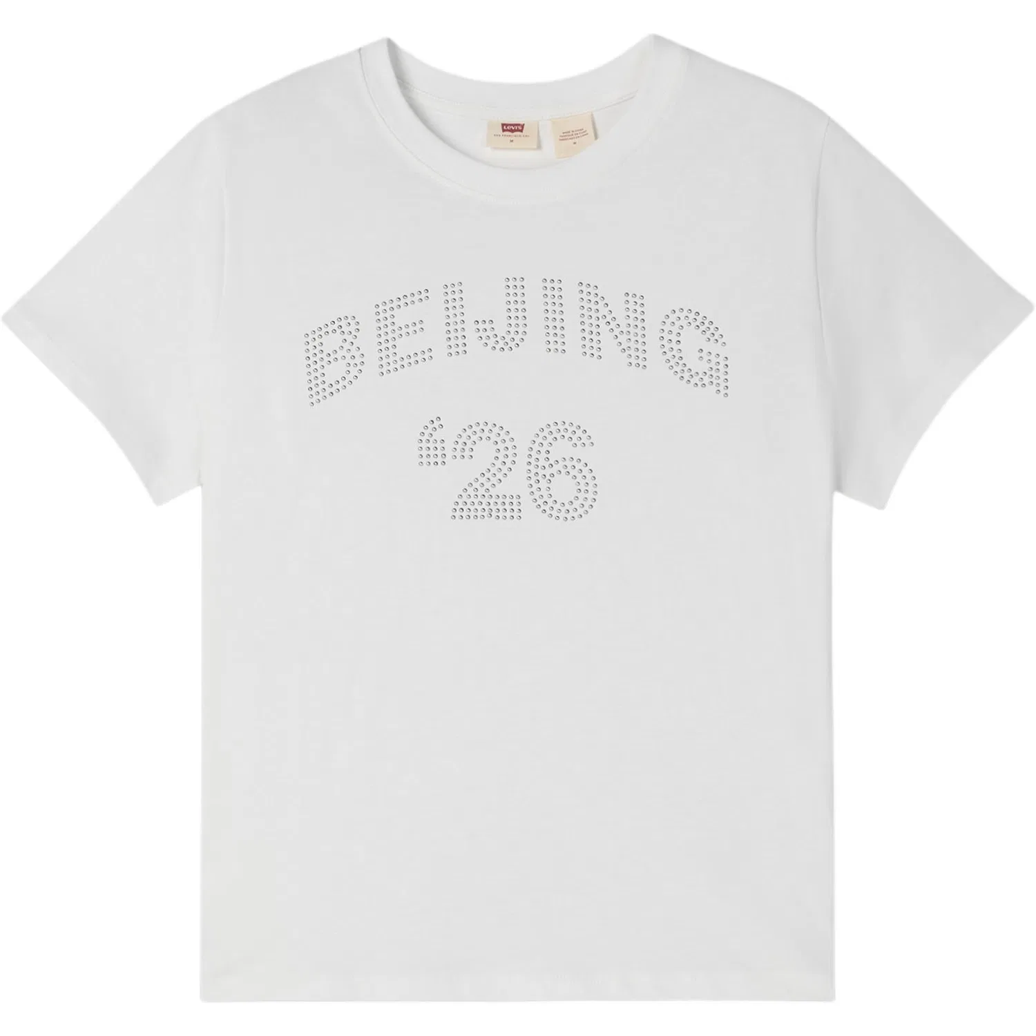 Женская футболка с круглым вырезом Beijing Levi's, Белый