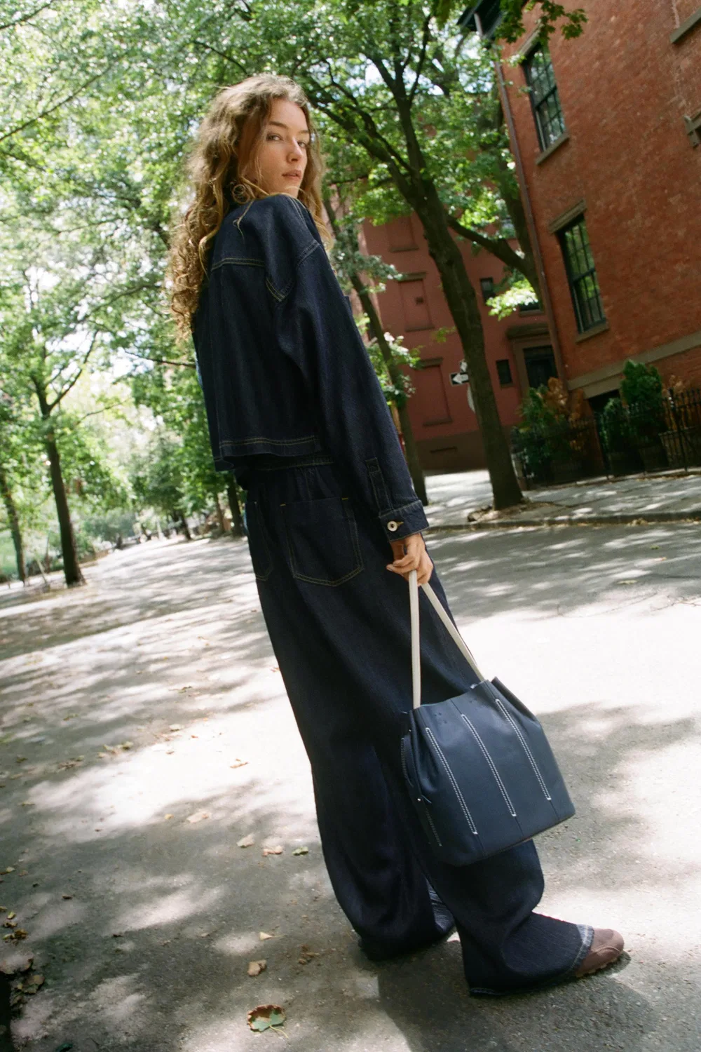 Укороченная куртка на молнии Z1975 ZARA, Blue — фото 3