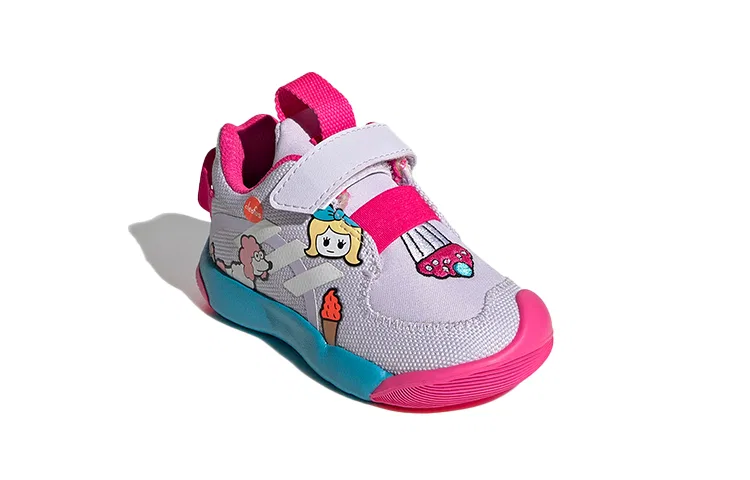 Детские кроссовки для малышей с принтом Cleofus x Activeplay Adidas, Light Purple — фото 4