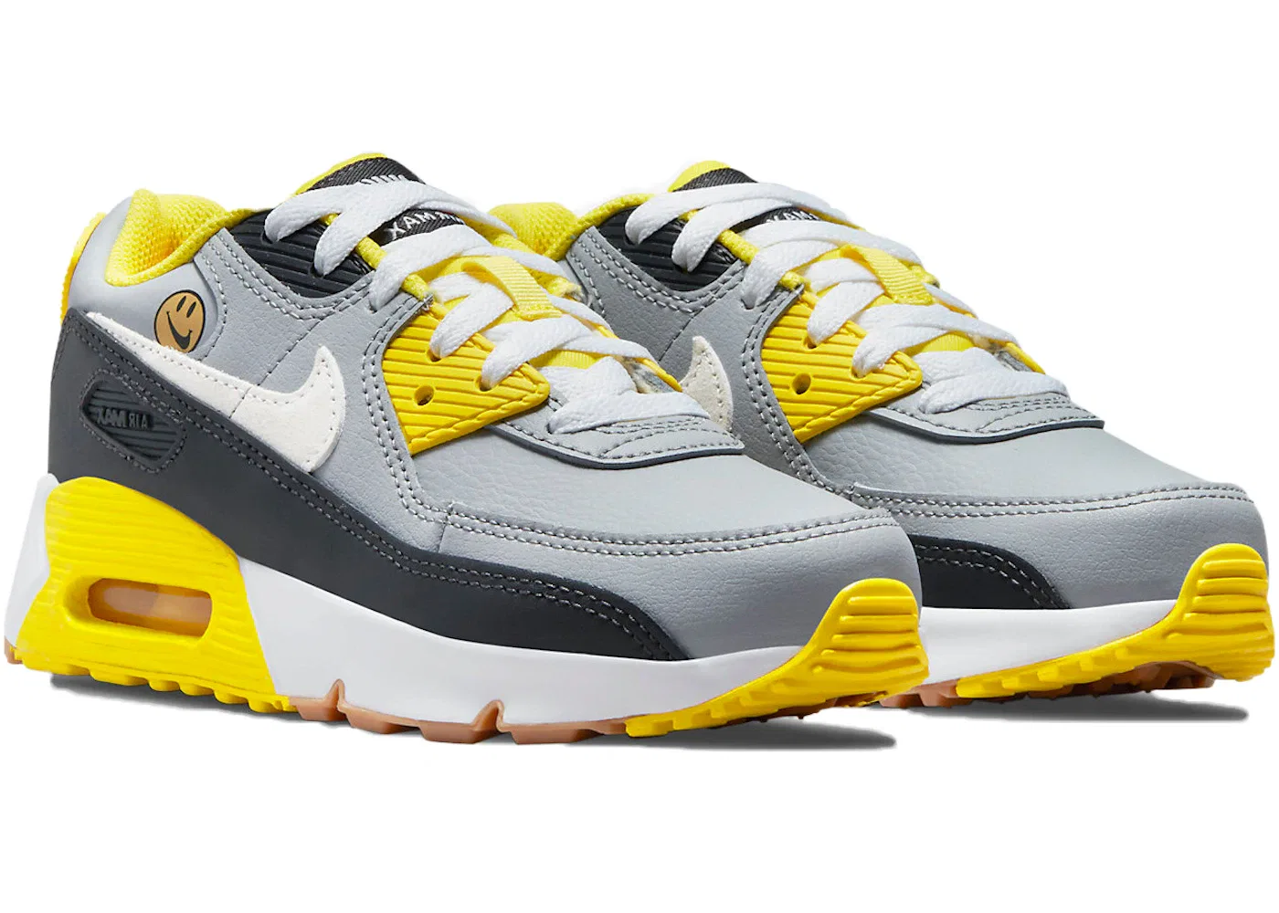 Детские кроссовки Lifestyle Nike Air Max 90 LTR, Wolf Grey/Anthracite/Yellow Strike/White