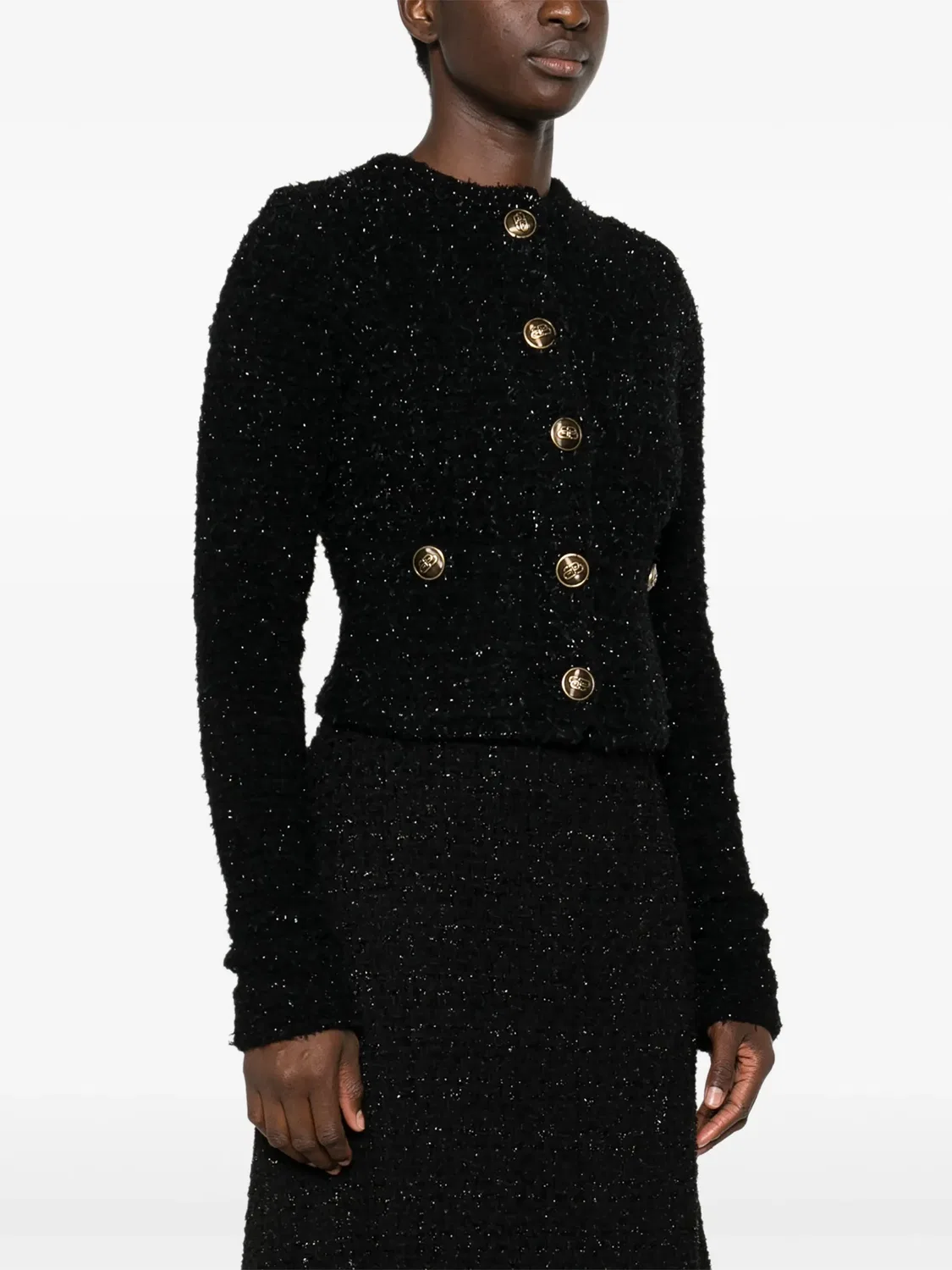Balenciaga Короткая черная куртка — фото 4