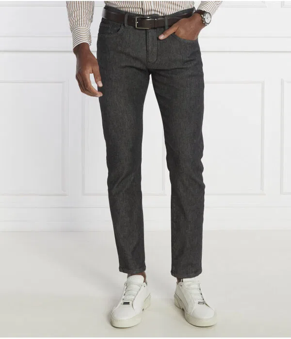 Мужские джинсы slim fit Delaware3-1 BOSS, Grafite — фото 3