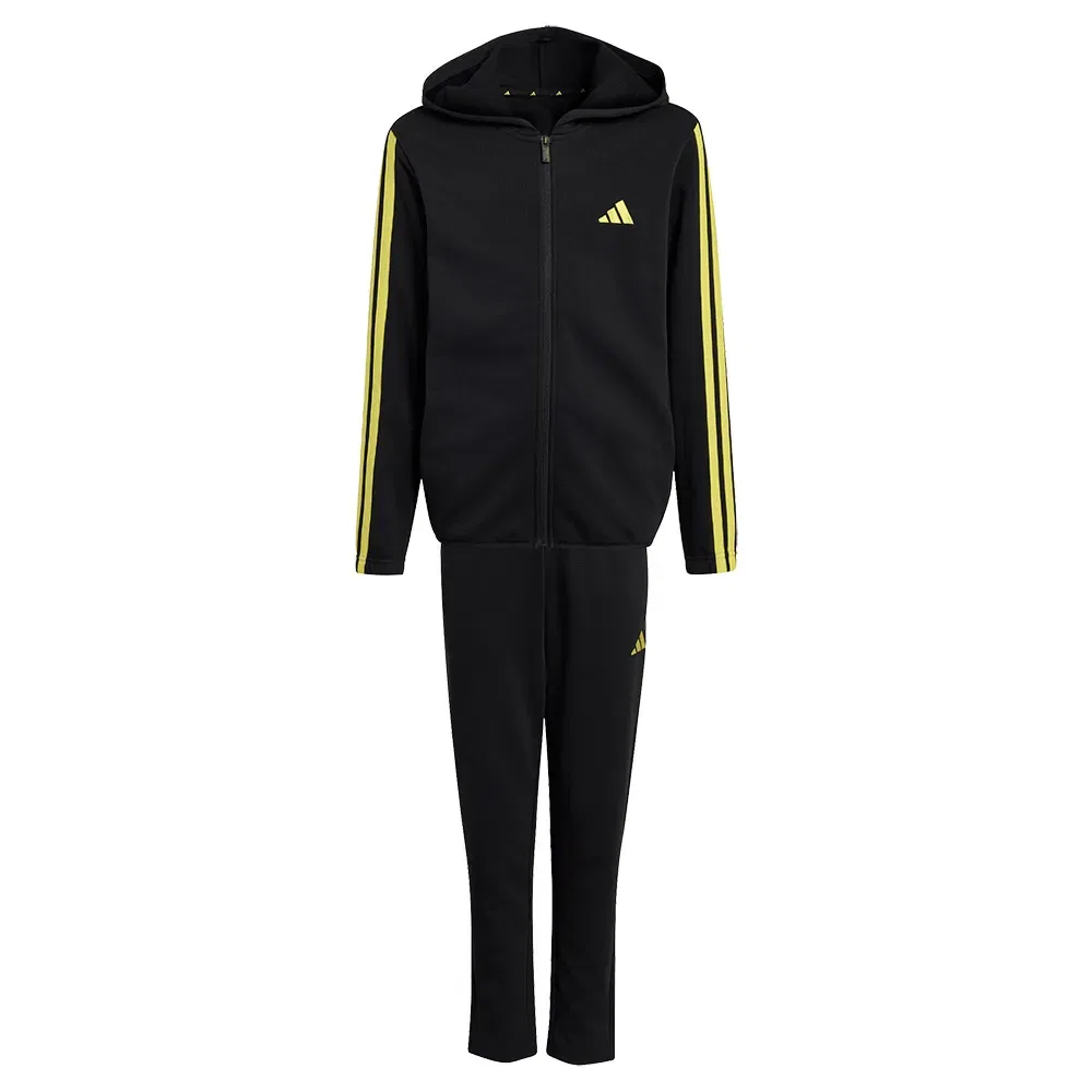 Детский спортивный костюм с капюшоном Adidas Essentials, Black