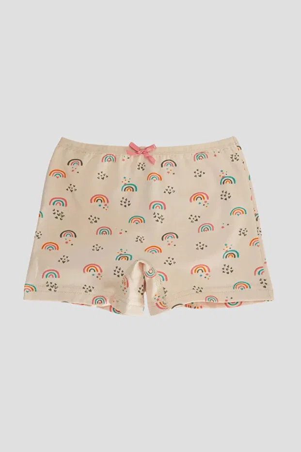 Детский комплект нижнего белья для девочек хлопковый rainbow patterned Defne Baby, Colored — фото 4