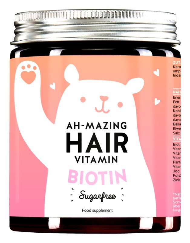 

Биологически активная добавка для здоровых и красивых волос Bears With Benefits AH-MAZING HAIR VITAMIN BIOTIN no sugar
