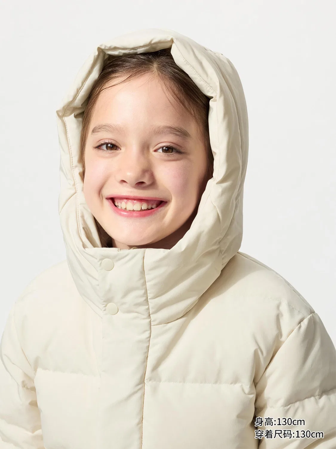 Детский пуховик утепленный Uniqlo, черный — фото 4