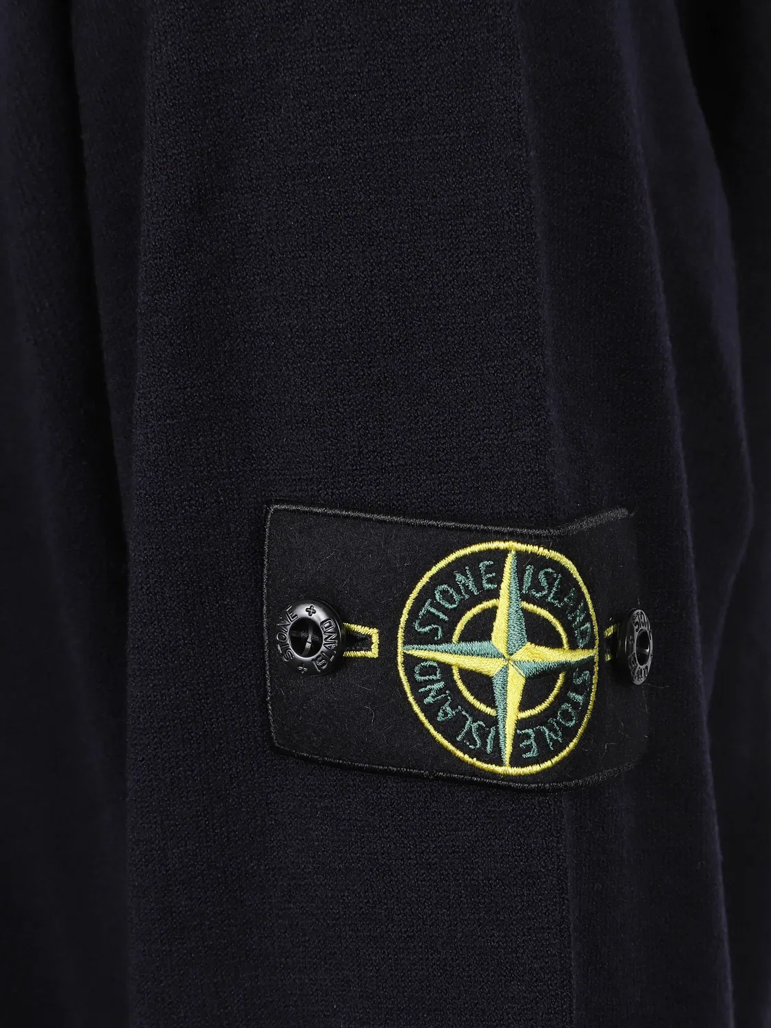 Эластичный шерстяной джемпер 5100008 RWS Stone Island, синий — фото 3