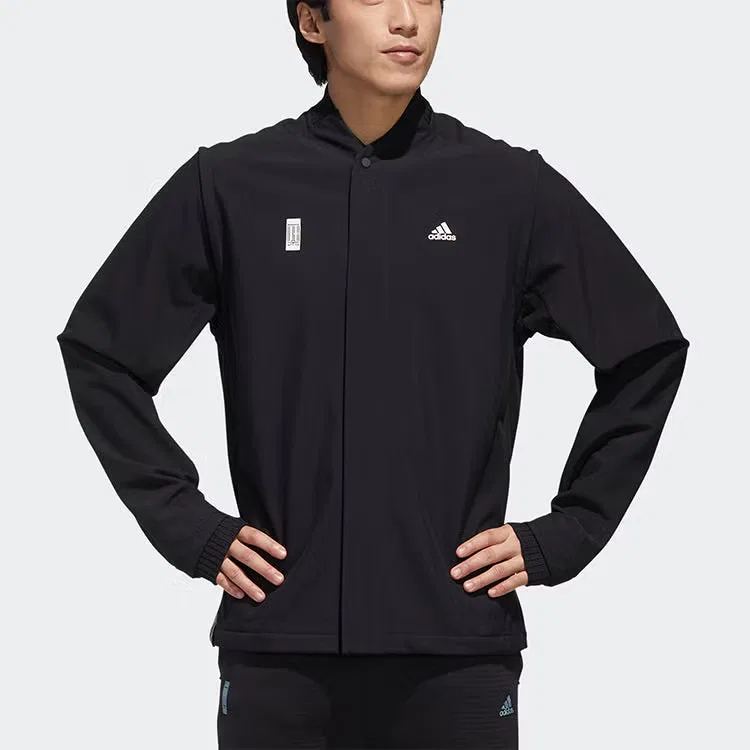 Куртка утепленная спортивная мужская Wj Jkt Warm Adidas, черный — фото 4