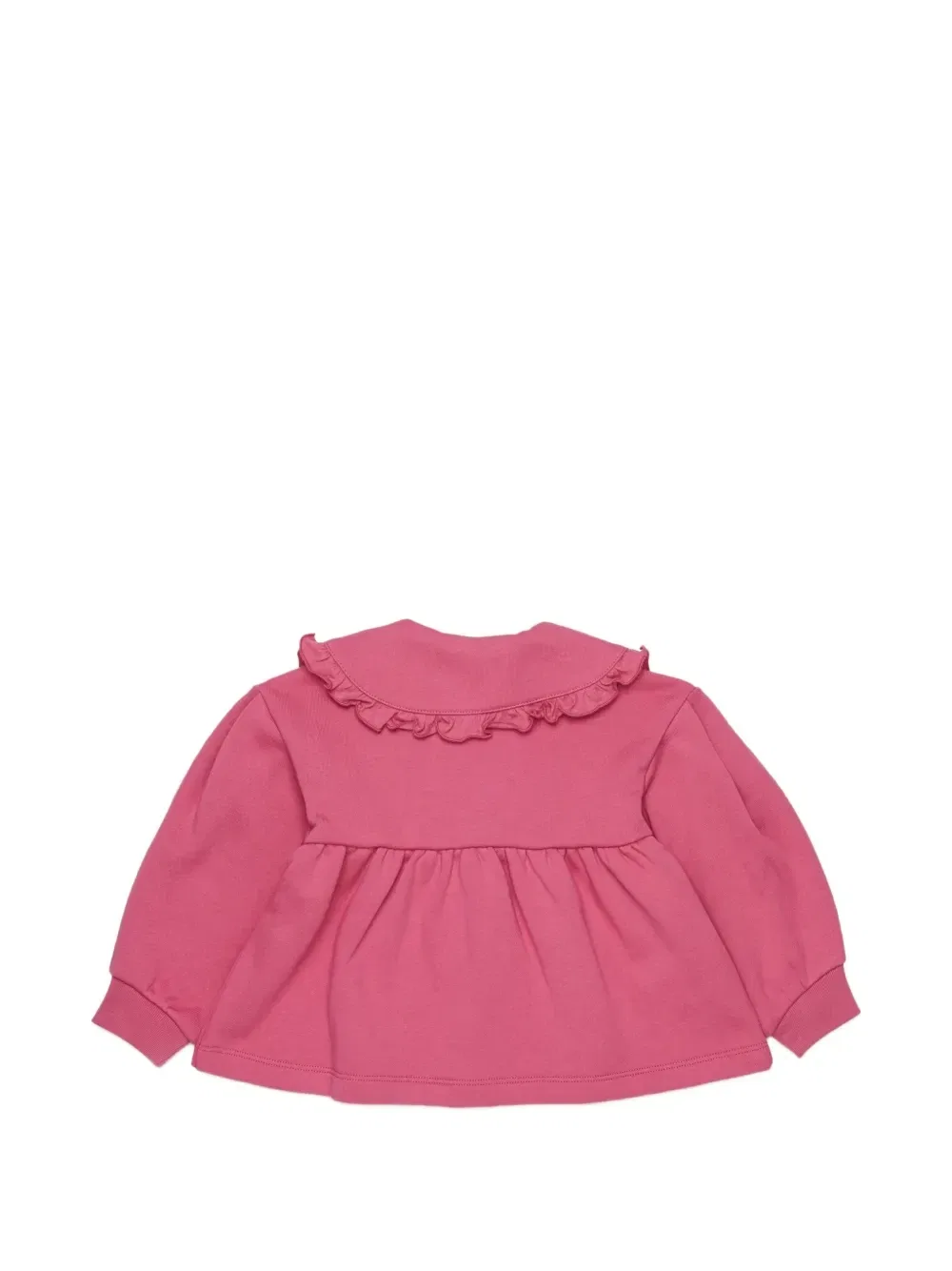 Куртка с оборками и вышитым логотипом Marni Kids, розовый — фото 2