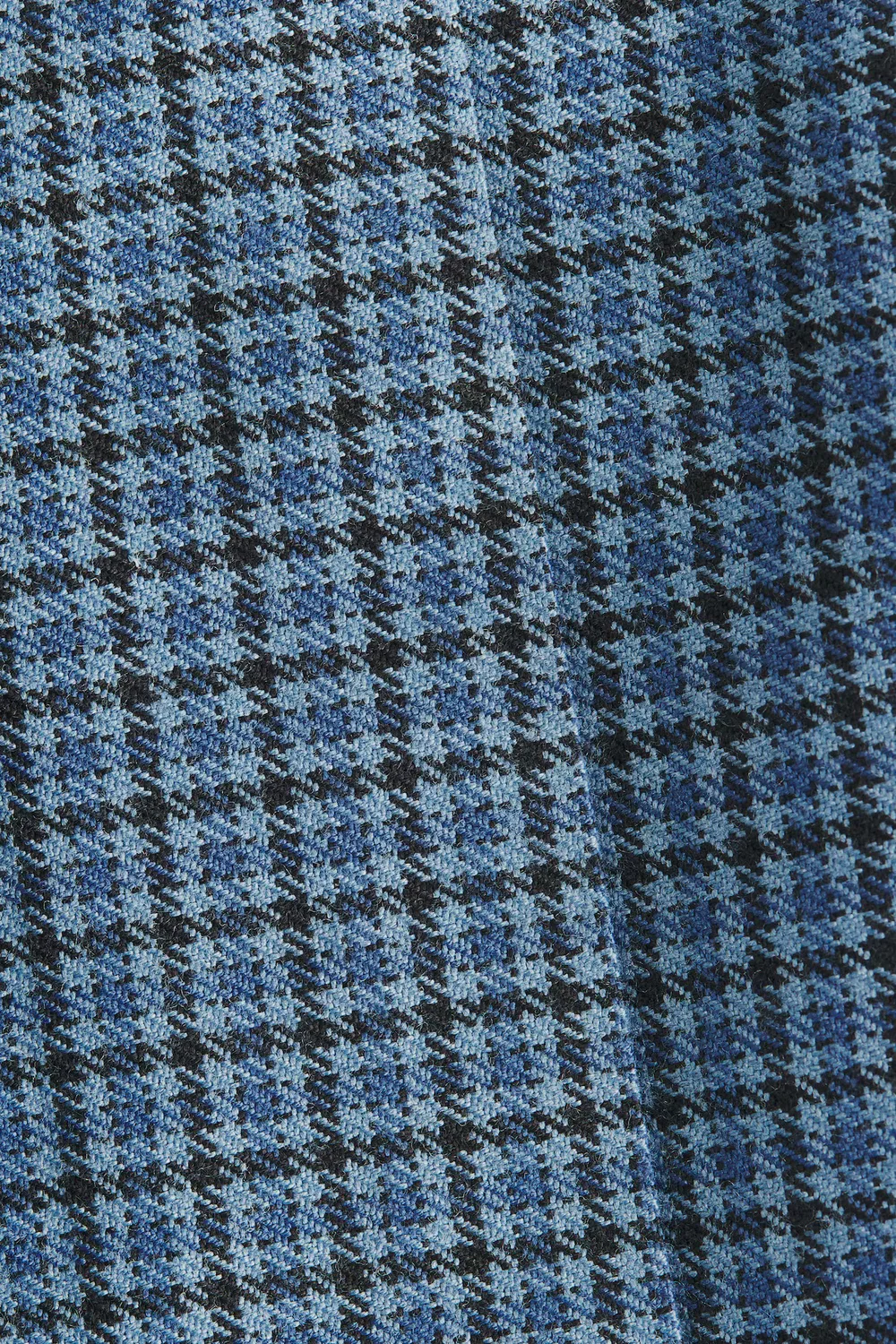 Плиссированная юбка H&M, Mattblau/Kariert — фото 4