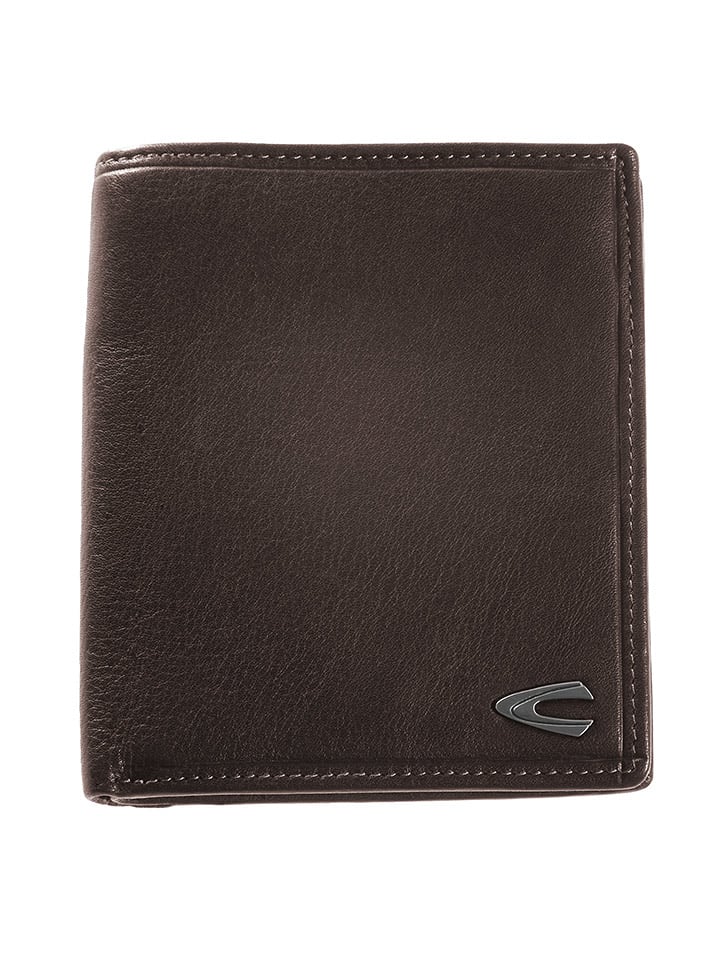 

Camel Active Кожаный кошелек "Vegas" темно-коричневого цвета - (Ш)10,7 x (В)12,7 x (Г)2 см