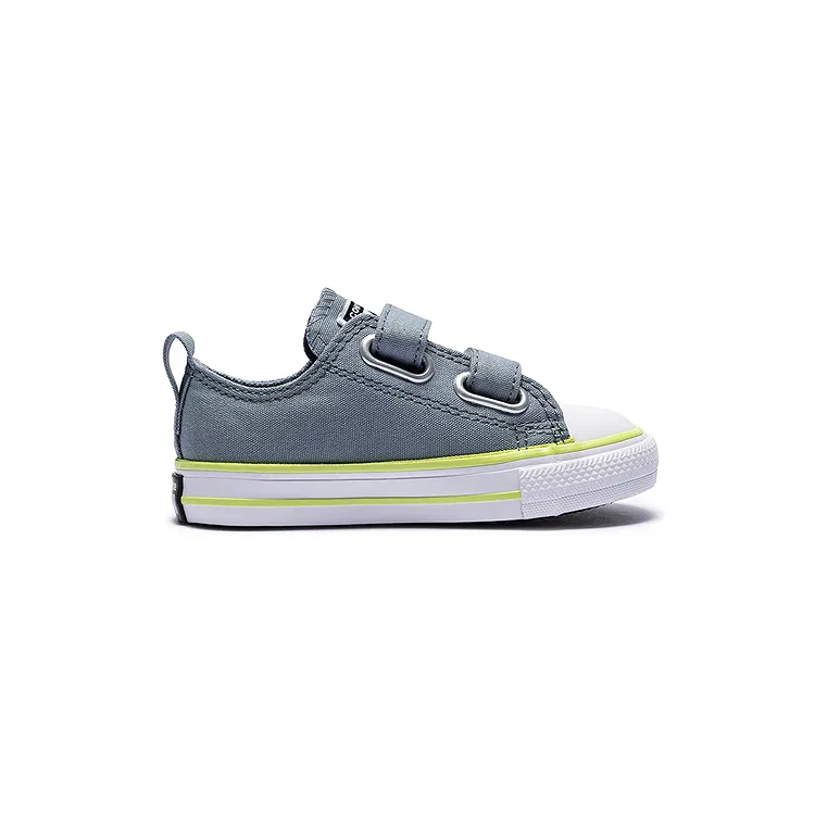 Детские кеды из хлопка Converse, Grey — фото 3