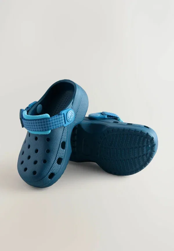 Сандалии с ремешками Regular fit - tape strap clogs Next, Navy Blue, темно-синий — фото 4