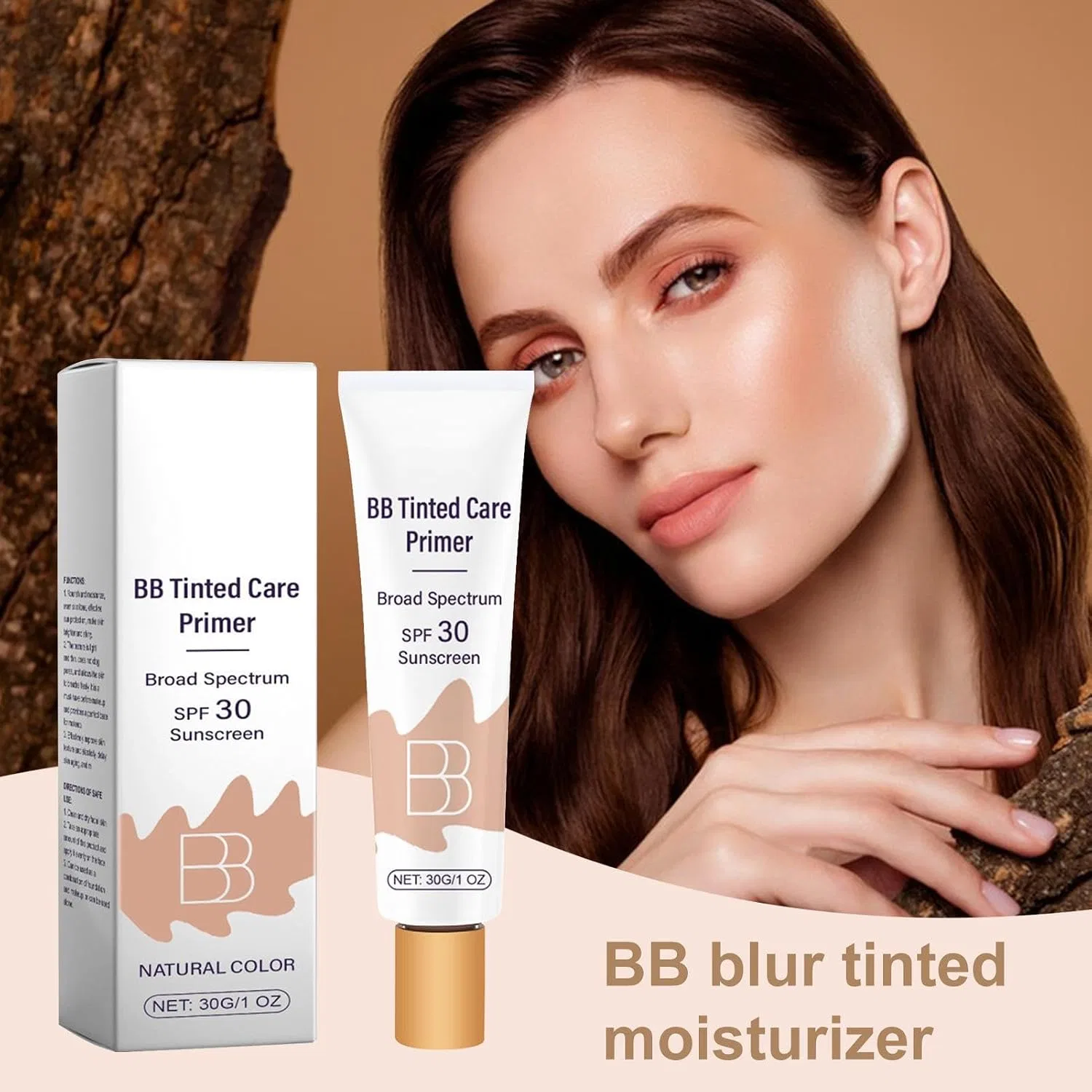 BB Cream увлажняющая, Genérico, 12.3x3.9 см, Natural color — фото 2