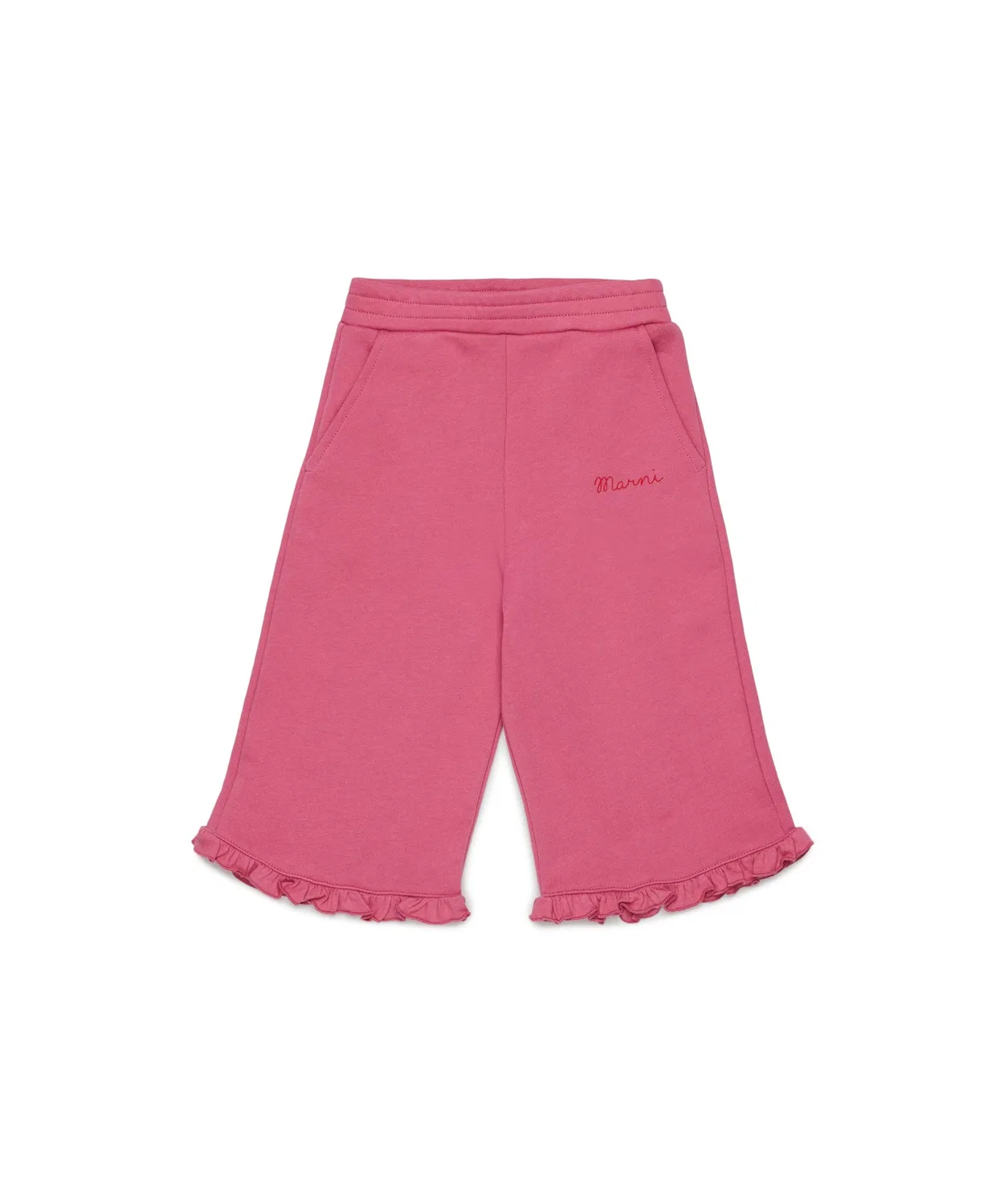 Детские спортивные штаны с фриллами MARNI KID, Розовый