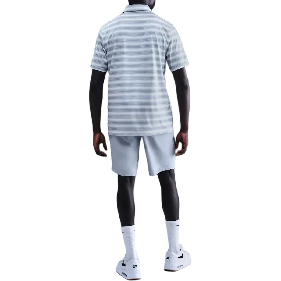 Мужское поло с длинным рукавом Dri-FIT Nike, White/White/Black — фото 4