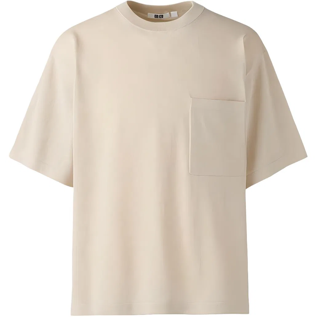 Футболка U Collection SS25 Unisex Beige, UNIQLO, Beige