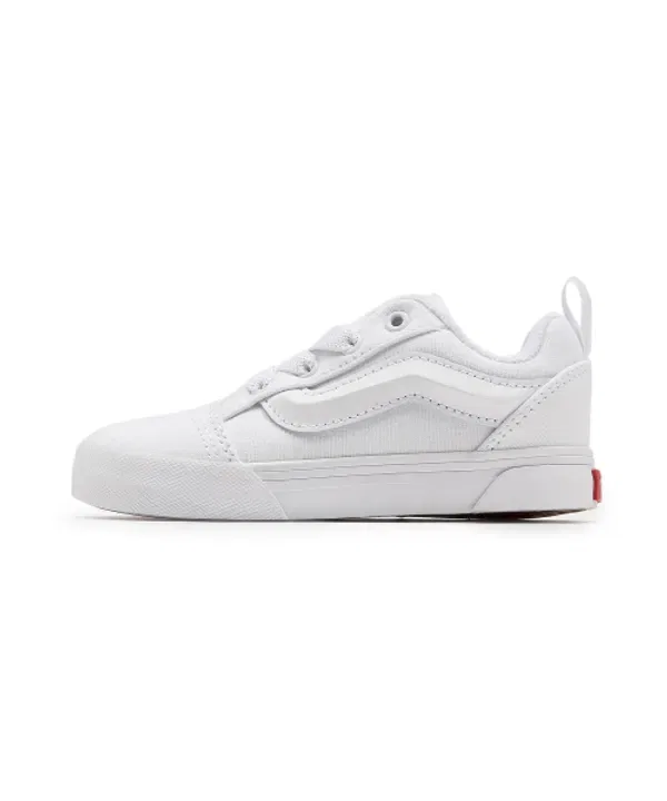 Кроссовки на шнуровке New School Elastic Lace Toddler Vans Kids, белый