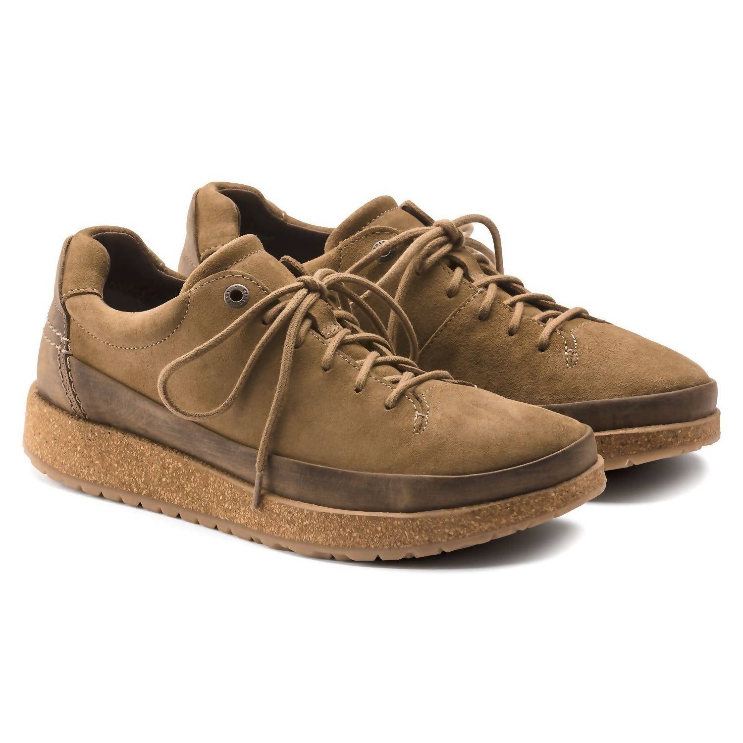 Женские низкие кроссовки Honnef в замше цвета чая Birkenstock, Tea Suede