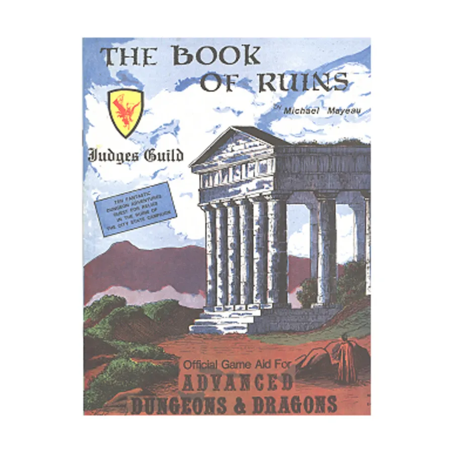 

Book of Ruins, Dungeons & Dragons Fantasy Supplements - Maps (Judges Guild), мягкая обложка