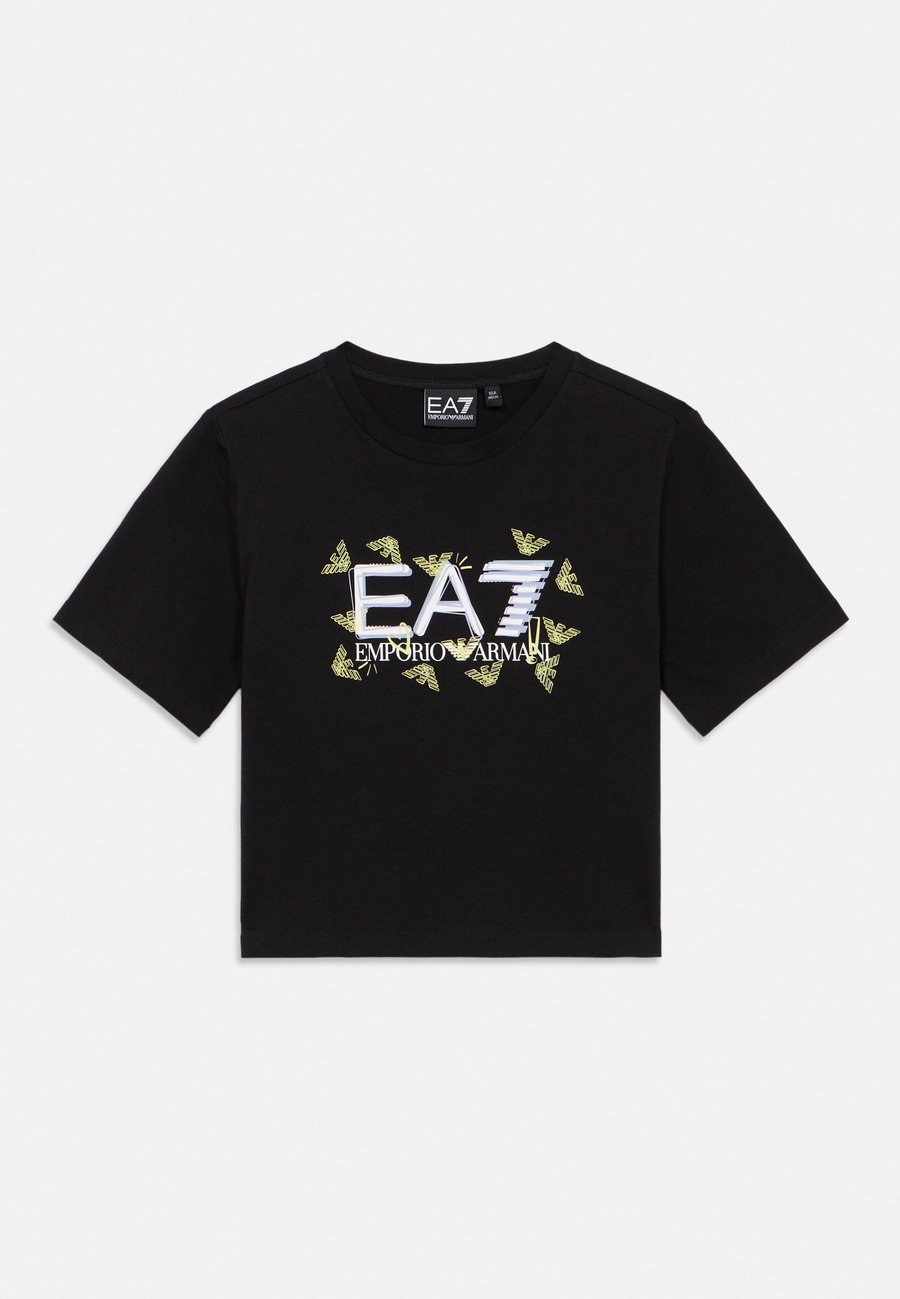 

Футболка EA7 Emporio Armani Print T-shirt, Black, Черный, Футболка EA7 Emporio Armani Print T-shirt, Black