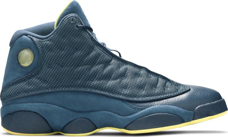 

Кроссовки Air Jordan 13 Retro Squadron Blue, синий, Синий;серый, Кроссовки Air Jordan 13 Retro Squadron Blue, синий