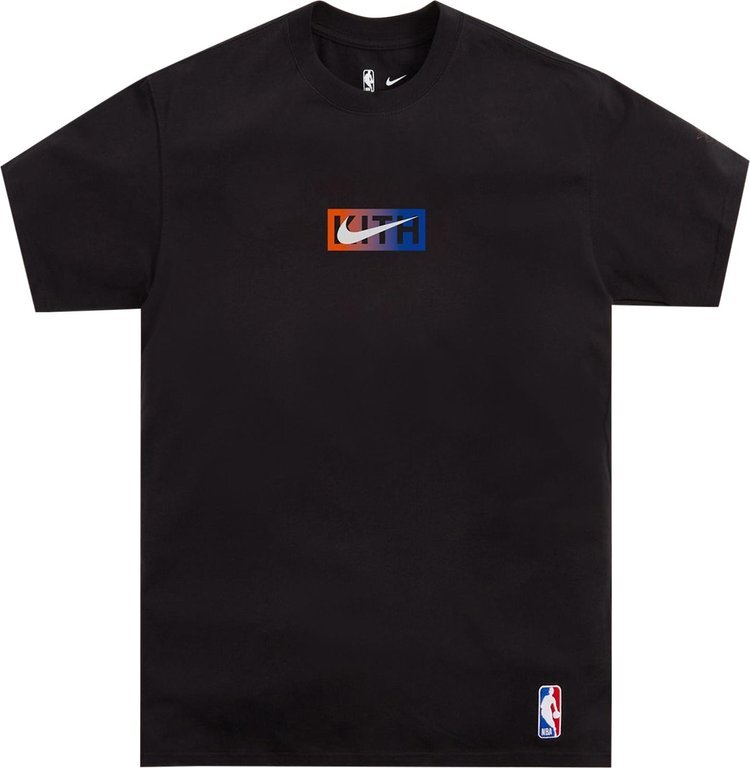 

Футболка Kith & Nike For New York Knicks Tee BX 'Black', черный