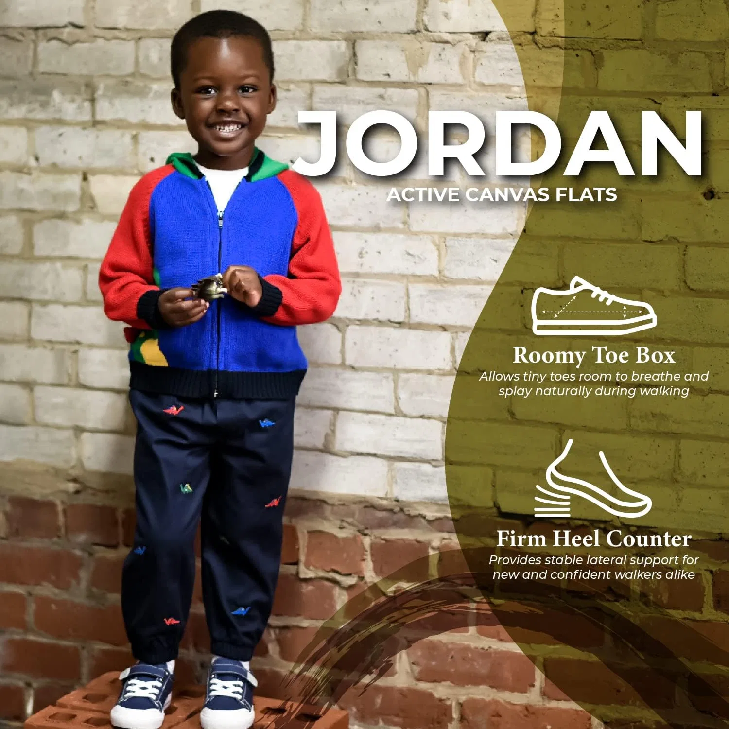 Детские кроссовки для девочек Jordan FOOTMATES, Navy — фото 4