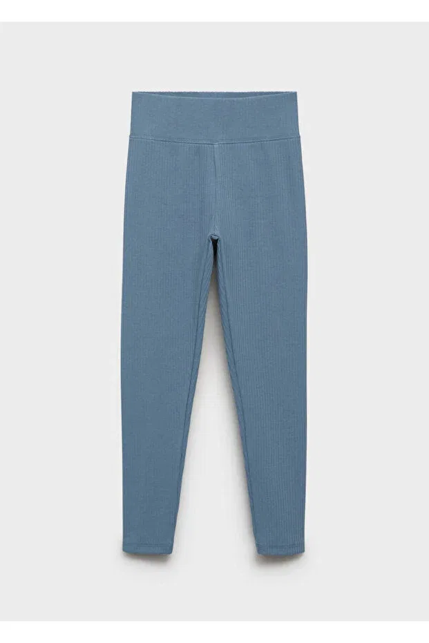 Детские леггинсы для девочек хлопковые Mango Kids, Blue