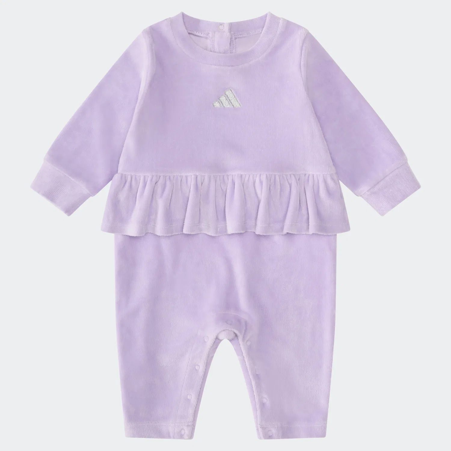 Детский комбинезон с воланами на поясе adidas, Plum Shade