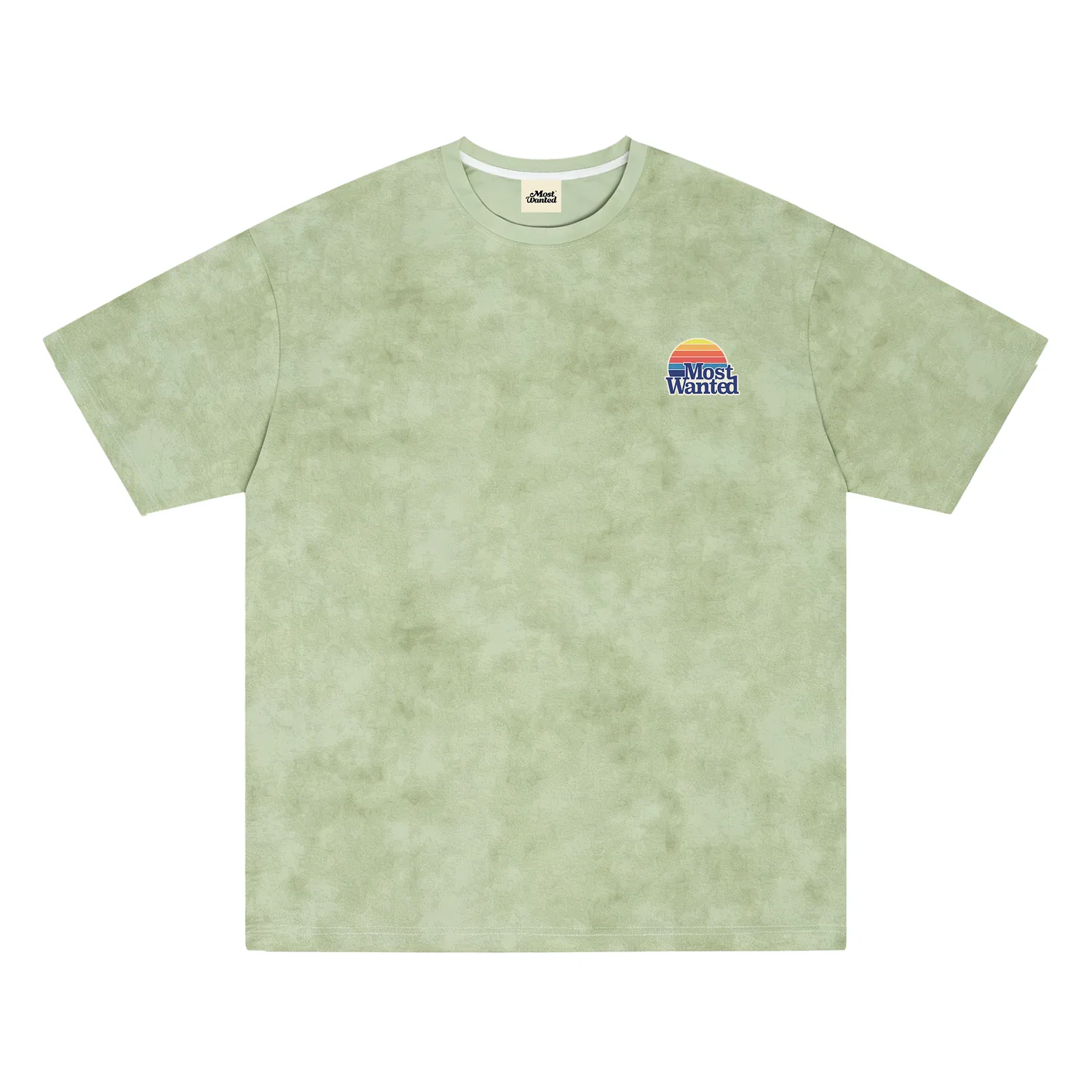 Детская футболка с круглым вырезом прямого кроя Mint Green MostwantedLab, Mint Green