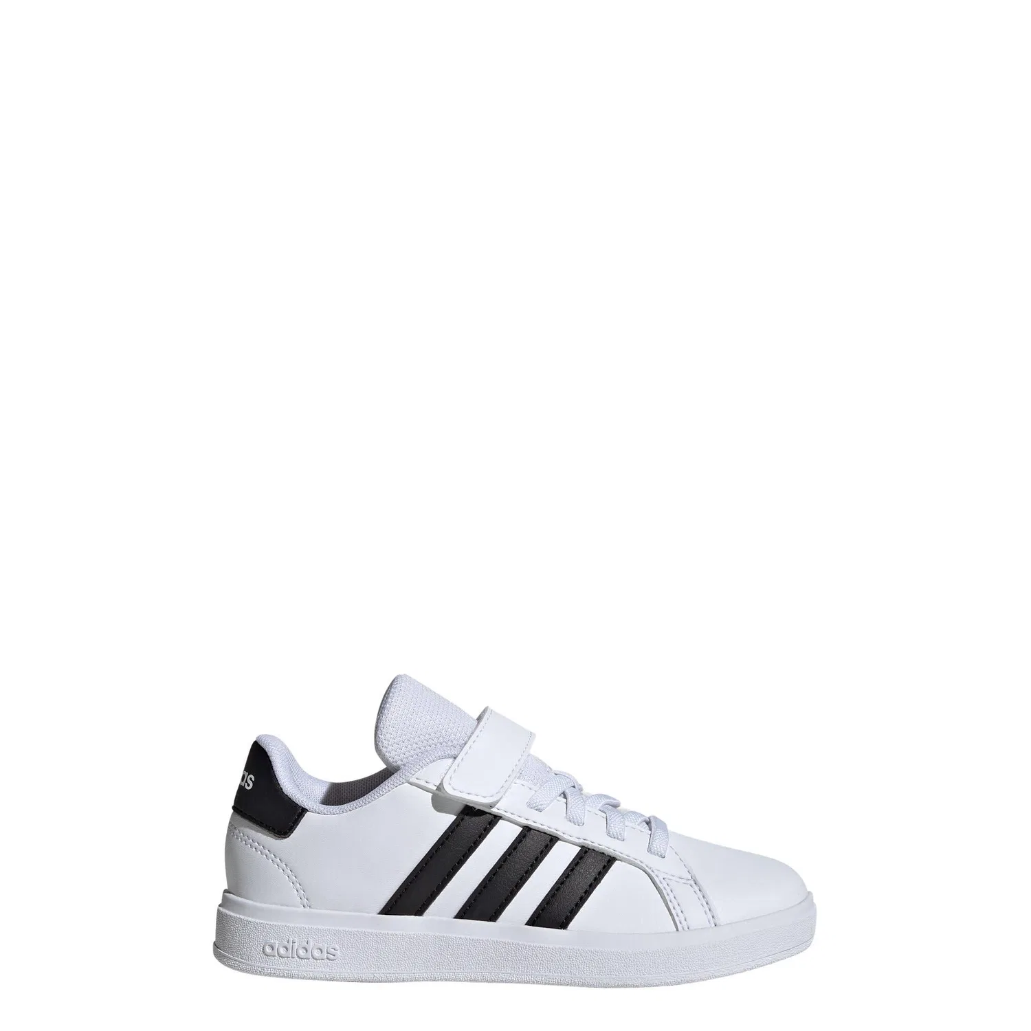 Детские кроссовки с липучкой Grand Court 2.0 Adidas, Weiss Schwarz