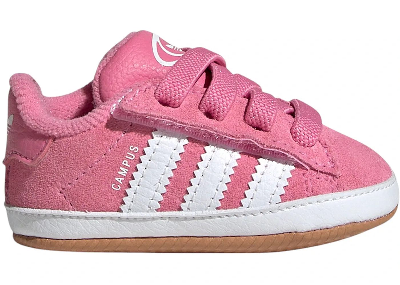 Детские кеды Lifestyle Adidas Campus Crib, Bliss Pink/Cloud White/Gum