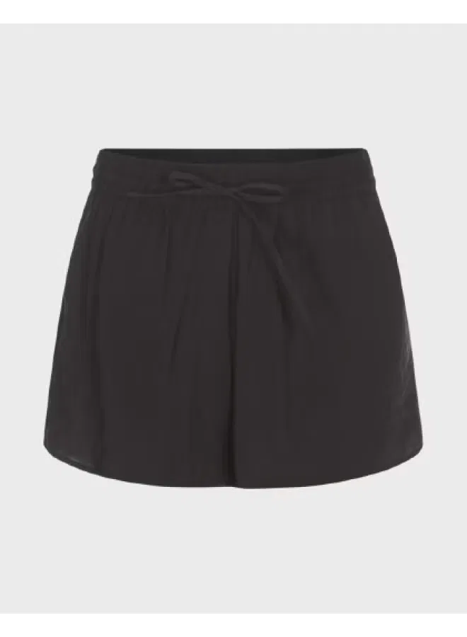 Шорты-бермуды прямые свободного кроя Zara, черный