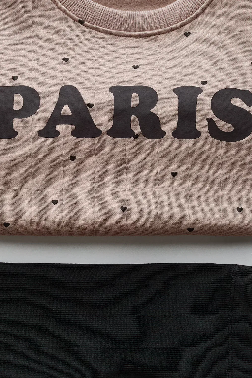 Комплект из двух предметов: толстовка и леггинсы H&M, Graubraun/Paris — фото 3