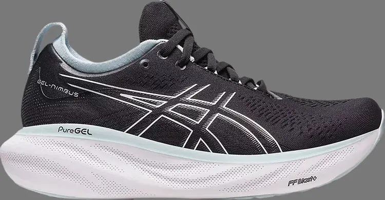

Кроссовки wmns gel nimbus 25 'black reborn blue' Asics, черный