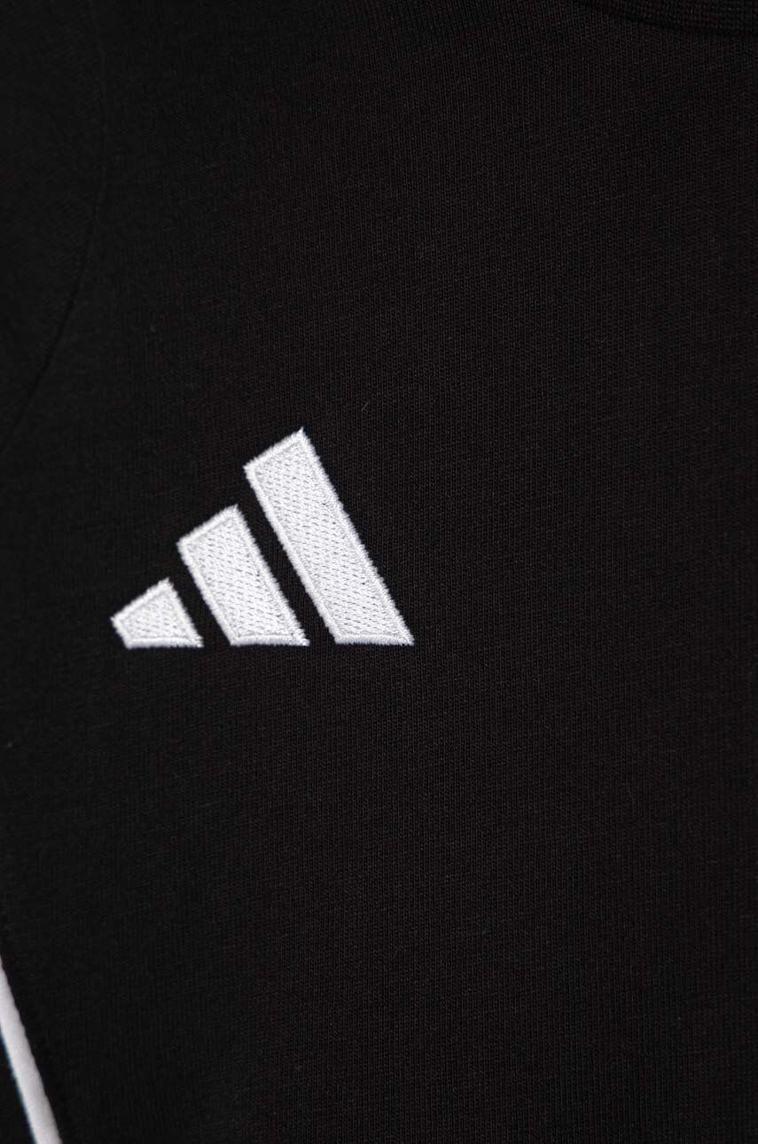 Детская хлопковая футболка adidas Performance TIRO24 SWTEEY, черный — фото 4