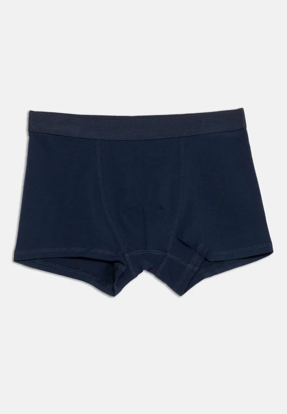 10 пар однотонных и с принтом трусиков для мальчиков Friboo, Light Blue/ Dark Blue/ Off-White — фото 4