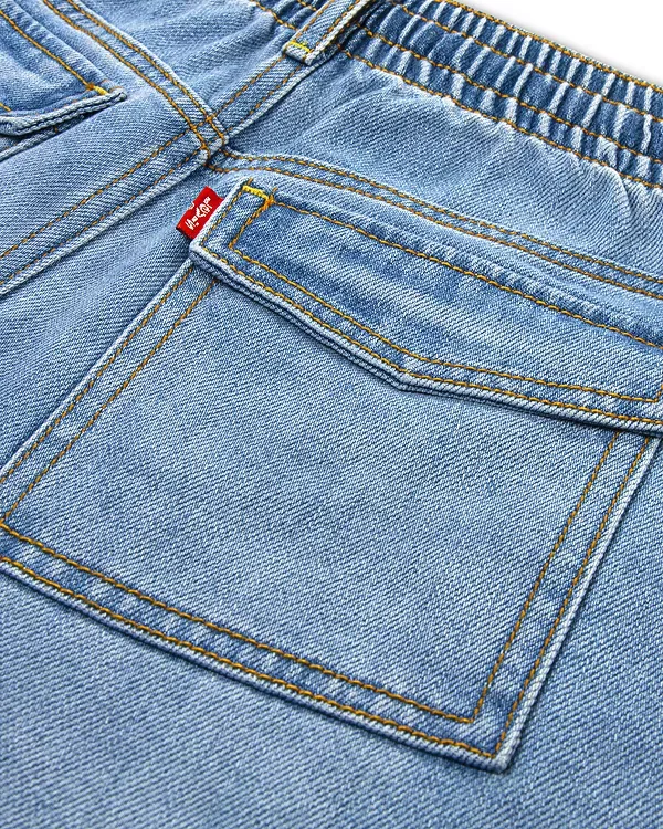 Детские джинсы для девочек свободного кроя 94 Wide Leg Baggy Jeans Levi's, Splash Zone — фото 3