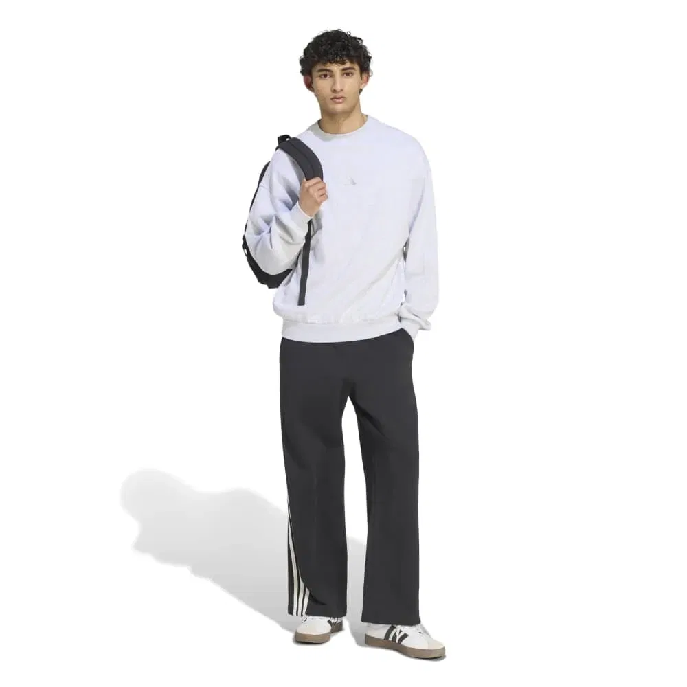 Мужской свитшот хлопковый Kit Small Logo Adidas, White — фото 4
