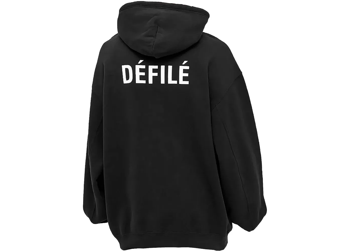 Унисекс худи Oversized Hoodie Balenciaga, Black — фото 2