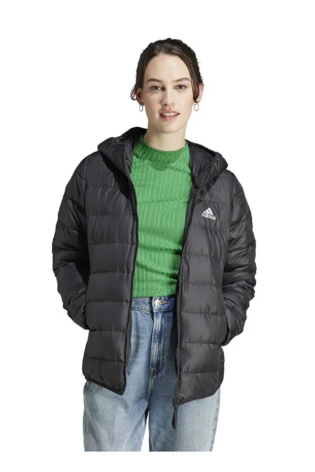 Женское пальто с капюшоном Regular Fit Adidas, Black