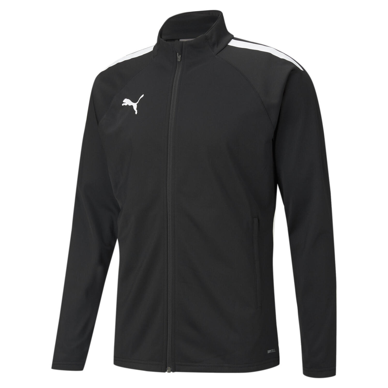 

тренировочная мужская футбольная куртка teamLIGA PUMA, черный/белый/белый
