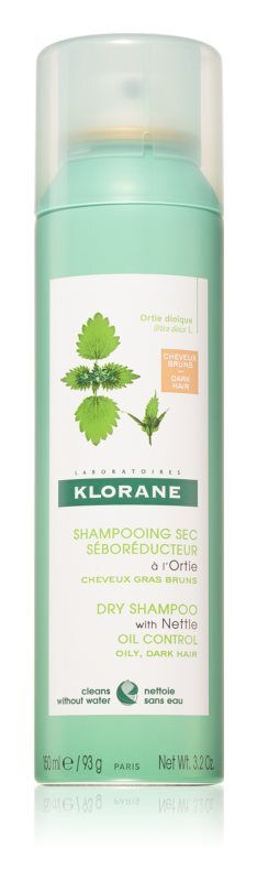 

Сухой шампунь для темных, жирных волос Klorane Nettle