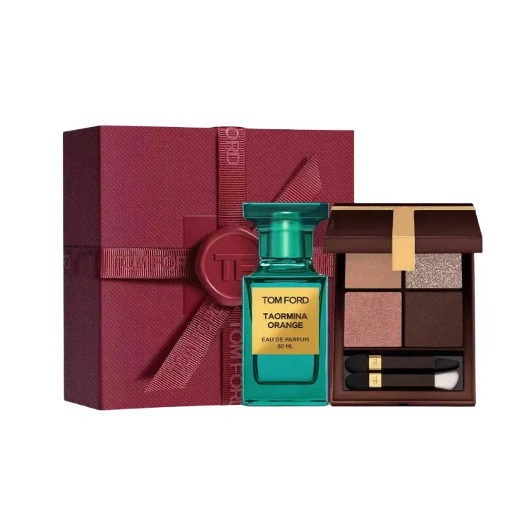 Женский набор парфюмерии Woody Citrus Eau De Parfum 50мл и палетка теней 11г TOM FORD, Orange