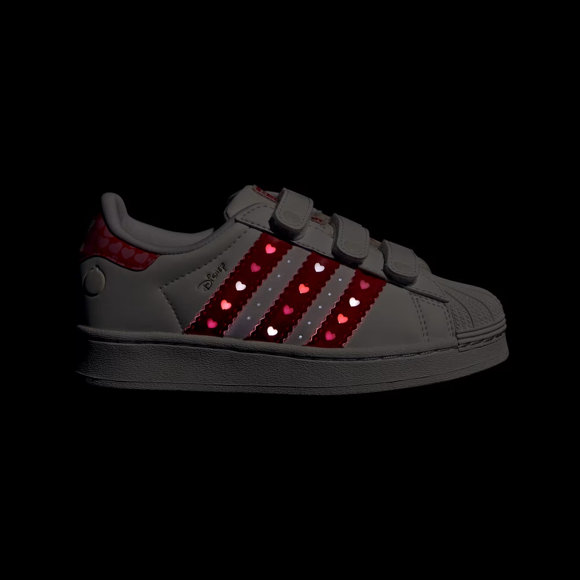 Кроссовки Adidas Disney Superstar Led Lights Comfort Closure KK1295, белый — фото 4