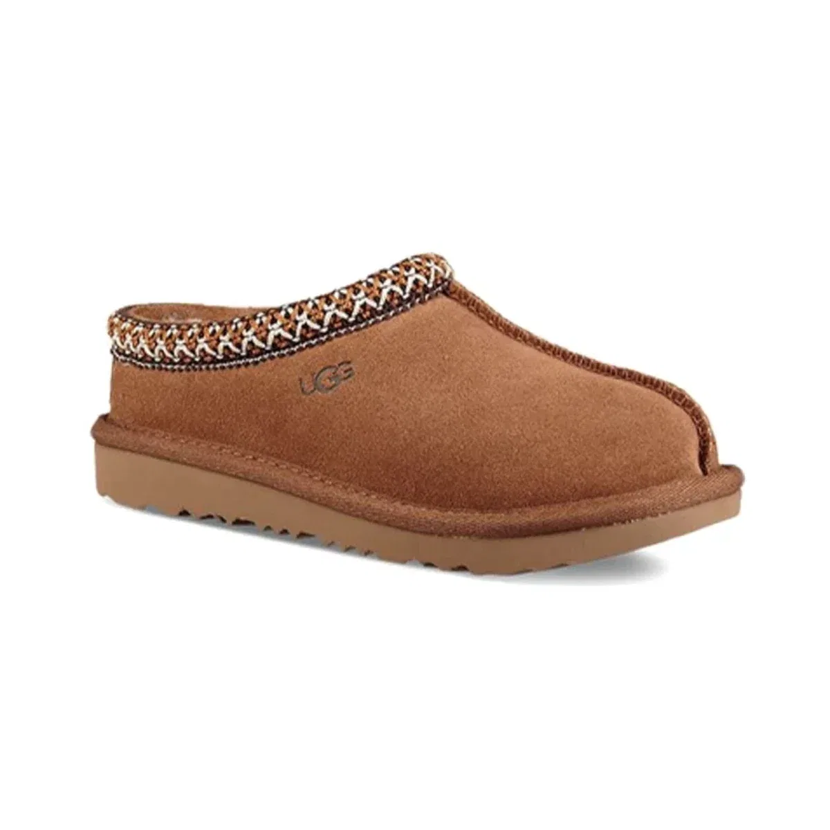 Детские тапочки-слайды UGG Tasman II с шерстяной подкладкой, коричневый
