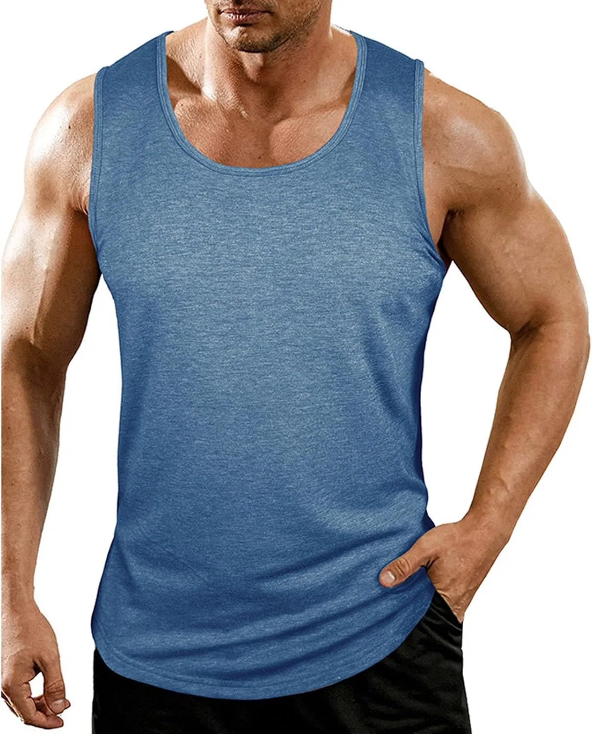 Мужская майка для тренировок Muscle Tank, Blue