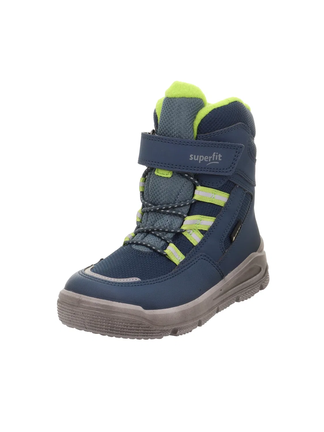 Детские ботинки для мальчиков утепленные Mars Warm Superfit, Blau Hellgrün 8010